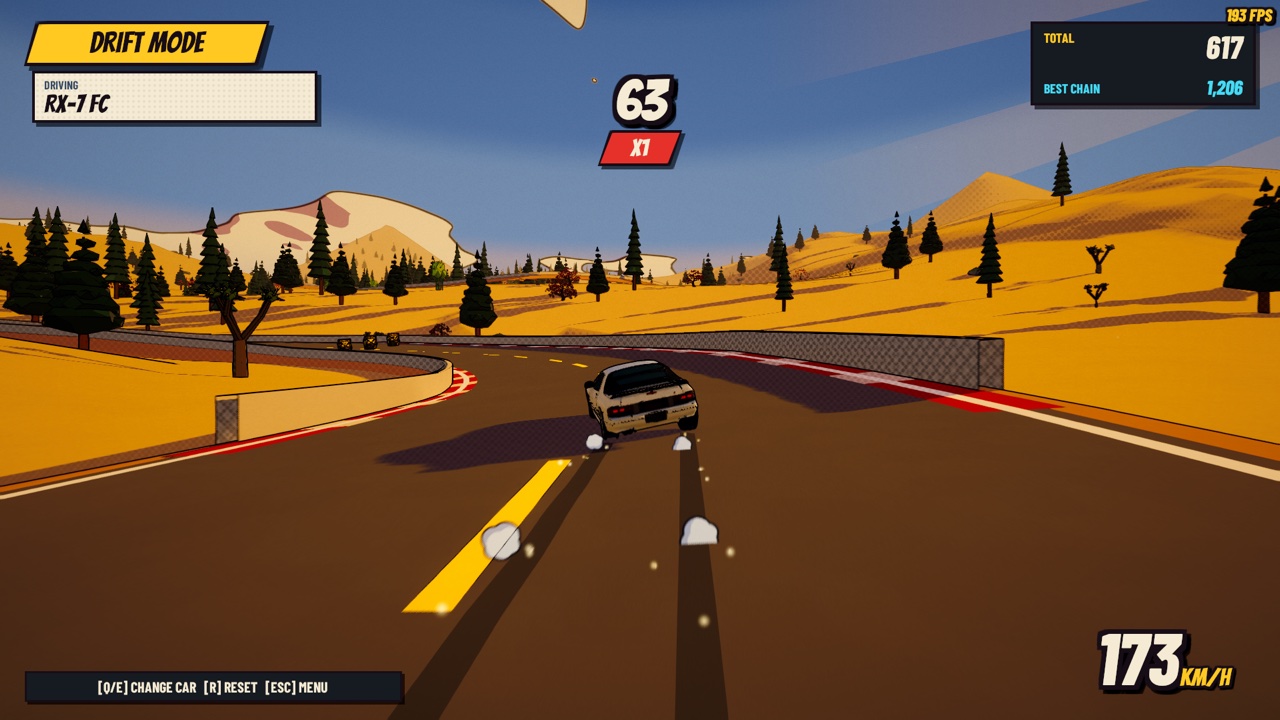 Drift mode in the mountains