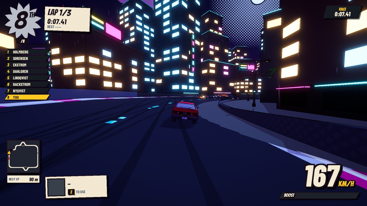 Neon City at night